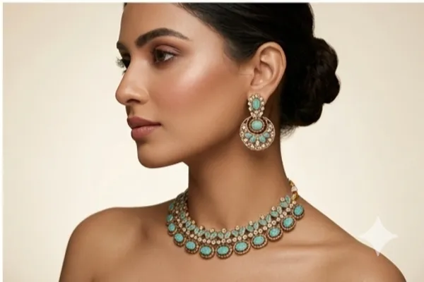 Mint_Kundan_Necklace_Set_With_Matching_Earrings