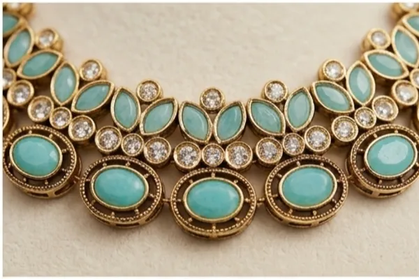 Mint_Kundan_Necklace_Set_With_Matching_Earrings