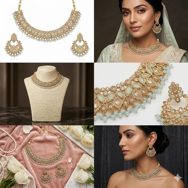 Mint_Kundan_Necklace_Set_With_Matching_Earrings