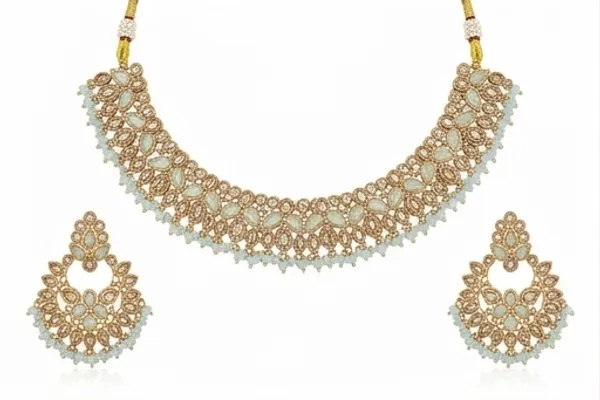 Mint_Kundan_Necklace_Set_With_Matching_Earrings