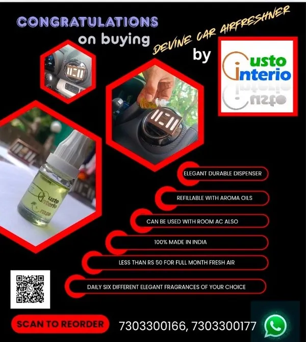 Rosegold_Dispenser_With_Lavender_Aroma_Oil_Car_Freshner_Combo