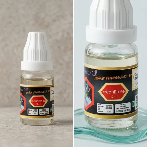 Rosegold_Dispenser_With_Ocean_Breeze_Aroma_Oil_Car_Freshner_Combo