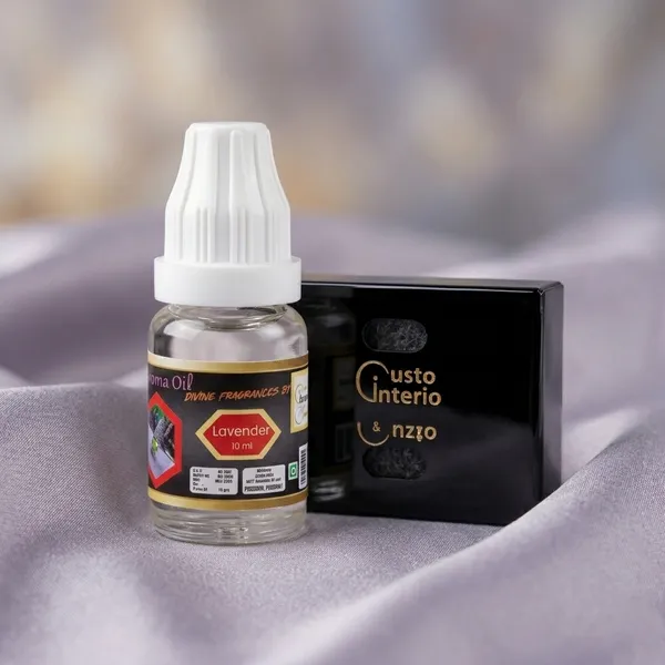 Black_Dispenser_With_Lavender_Aroma_Oil_Car_Freshner_Combo