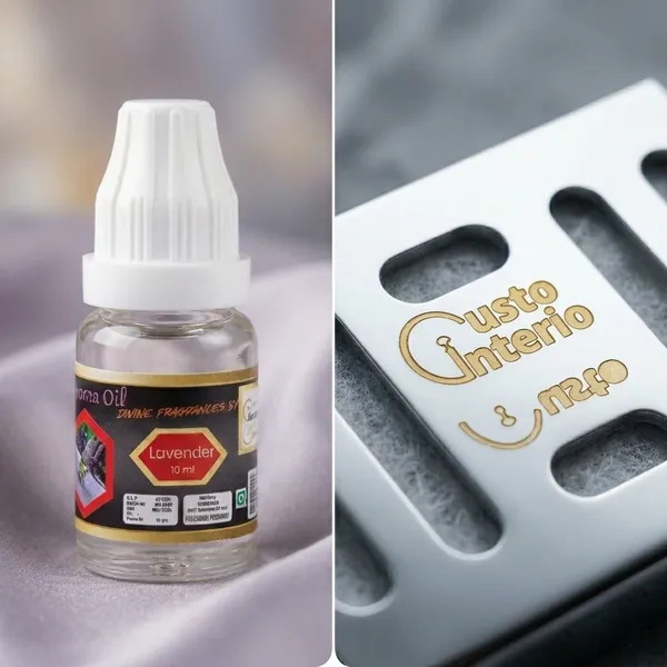 Silver_Dispenser_With_Lavender_Aroma_Oil_Car_Freshner_Combo
