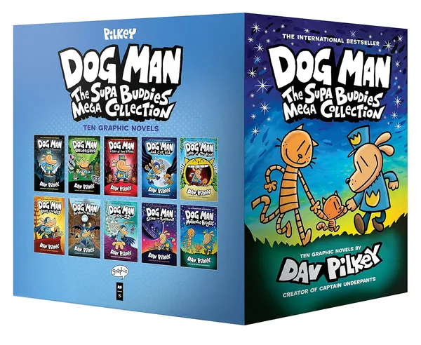 Dog_Man_The_Supa_Buddies_Mega_Collection_Box_Set_(Books_1-10)"_by_Dav_Pilkey
