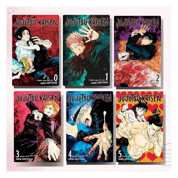 Jujutsu_Kaisen_Manga_Set_|_Volumes_0�5_by_Gege_Akutami
