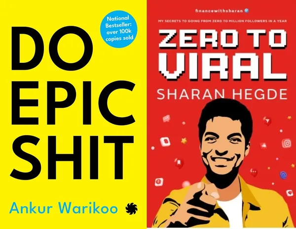 Do_Epic_Shit_+_Zero_to_Viral_|_Ankur_Warikoo,_Sharan_Hegde_|_Indian_Creators_&_Success_2_Books_Combo_Set