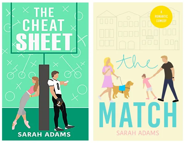 The_Cheat_Sheet_+_The_Match_|_Sarah_Adams_|_Light_Romance_2_Books_Combo_Set