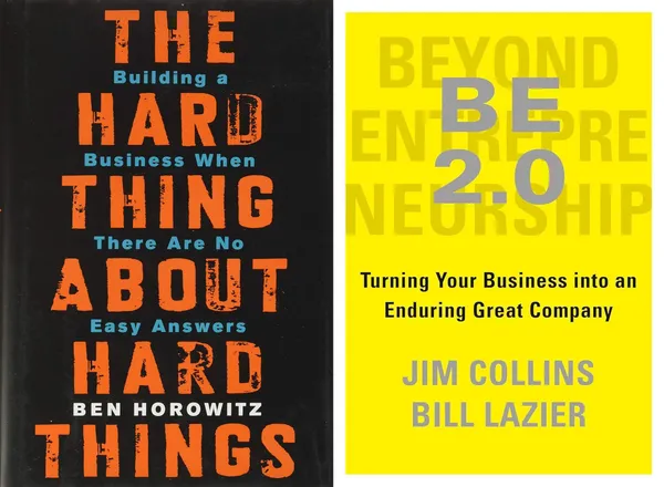 The_Hard_Thing_About_Hard_Things_+_BE_2.0_|_Ben_Horowitz,_Jim_Collins_|_Startup_Leadership_&_Management_2_Books_Combo_Set