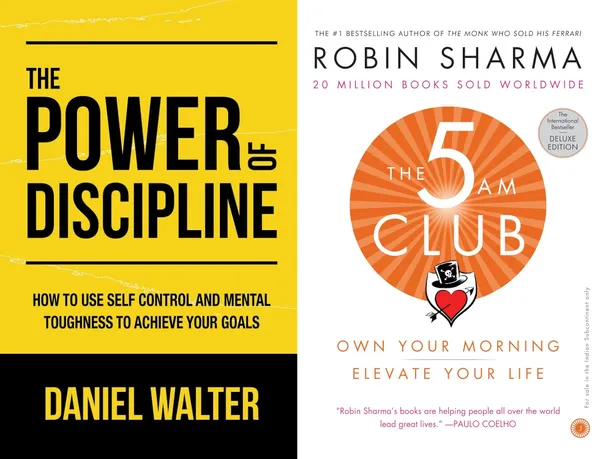 The_Power_of_Discipline_+_The_5_AM_Club_|_Daniel_Walter,_Robin_Sharma_|_Self_Help_&_Productivity_2_Books_Combo_Set