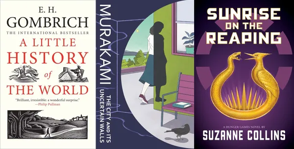 A_Little_History_of_the_World_+_The_City_and_Its_Uncertain_Walls_+_Sunrise_on_the_Reaping_|_E.H._Gombrich,_Haruki_Murakami,_Suzanne_Collins_|_History_&_Dystopian_3_Books_Combo_Set