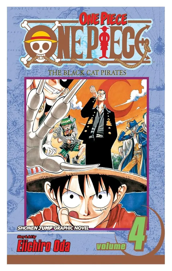 One_Piece,_Vol._4:_The_Black_Cat_Pirates_�_Shonen_Jump_Manga_by_Eiichiro_Oda