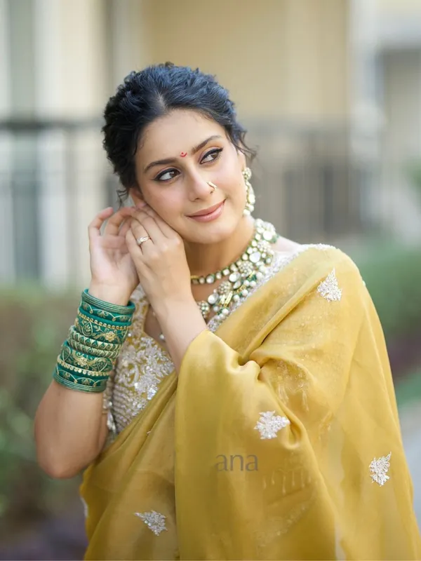 Designer_Mustard_Yellow_Saree_In_Soft_Tebby_Silk_With_Heavy_Embroidery_Sequin_Work_Default_Title