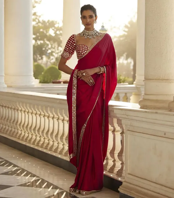 Pure_Satin_Silk_Saree_With_Original_Mirror_Embroidery_Work_Blue