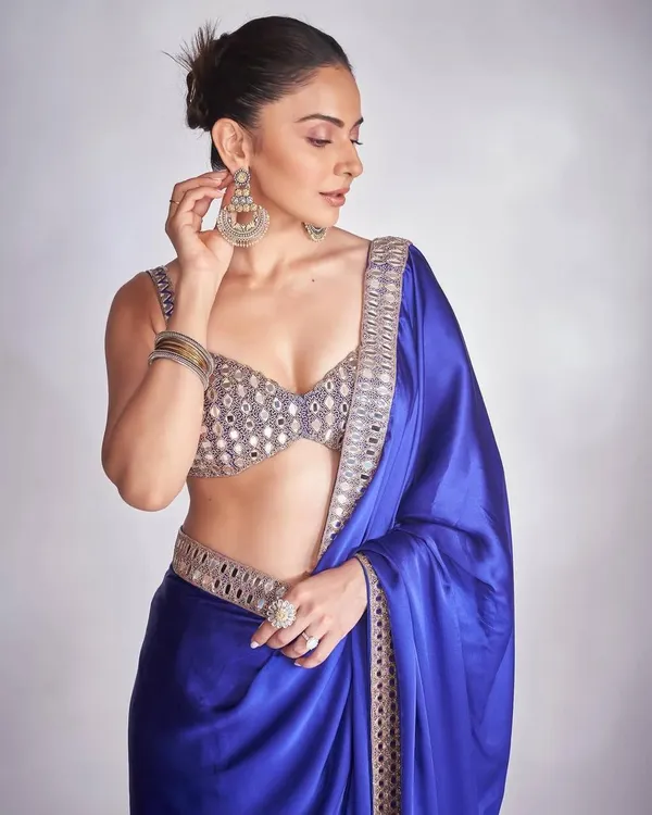 Pure_Satin_Silk_Saree_With_Original_Mirror_Embroidery_Work_Blue