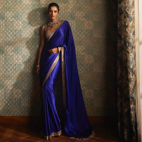 Pure_Satin_Silk_Saree_With_Original_Mirror_Embroidery_Work_Blue