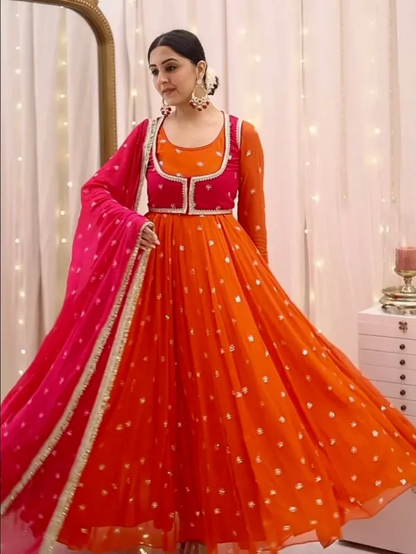 Elegant_Party_Wear_4_Piece_Ensemble_With_Heavy_Sequin_Embroidery
