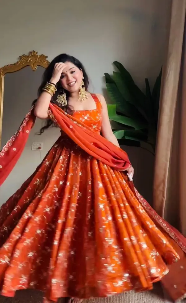 Designer_Anarkali_Set_Elegant_Ethnic_Wear_Orange