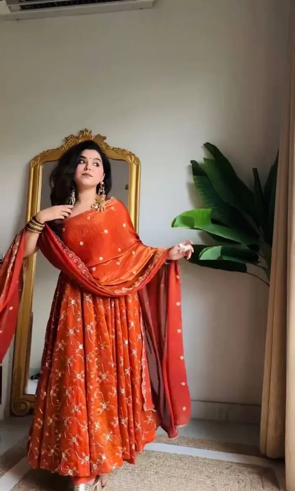 Designer_Anarkali_Set_Elegant_Ethnic_Wear_Orange