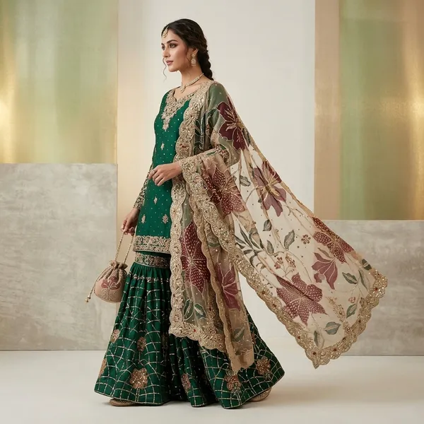 Mehendi_Green_Eid_Mubarak_Sharara_Set