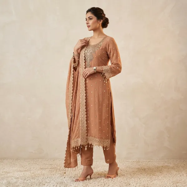 Peachy_Princes_Salwar_Suit_Brown