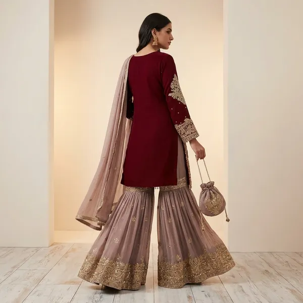 Velour_Vision_Gharara_Set_Maroon