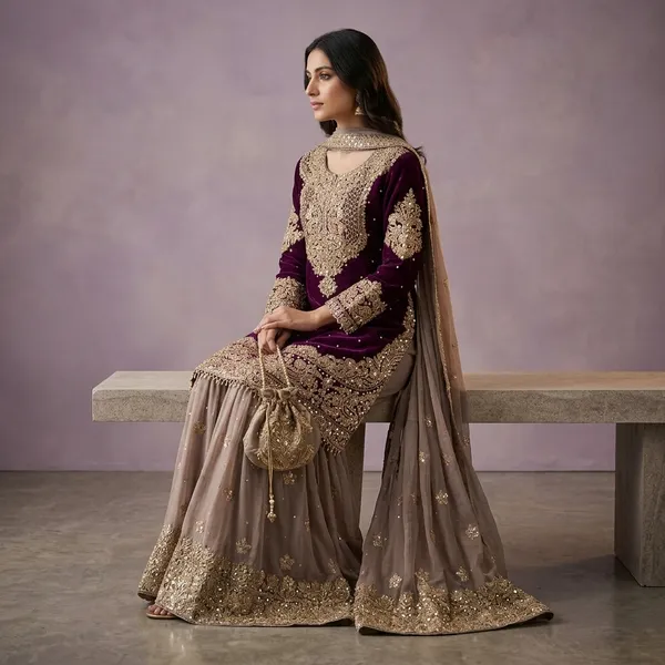 Velour_Vision_Gharara_Set_Purple