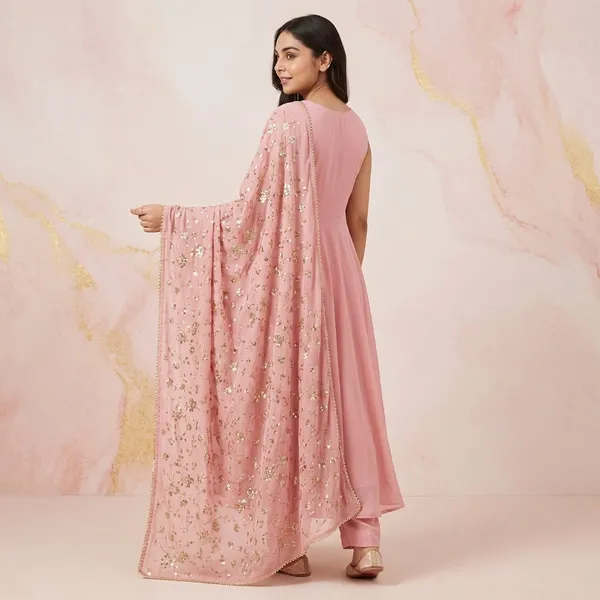 Elegant_Anarkali_Set_With_Heavy_Dupatta_Pink_Ready_To_Wear