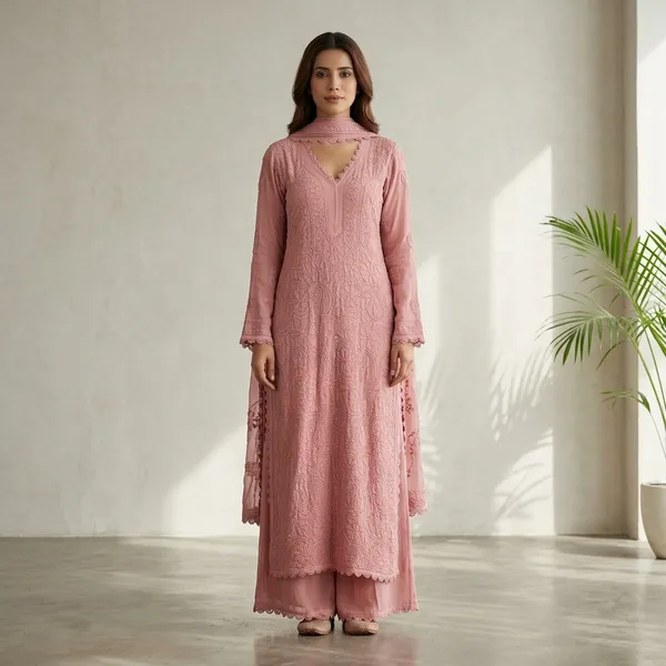 Beautiful_Cotton_Thread_Embroidered_Suit_Red_Ready_To_Wear