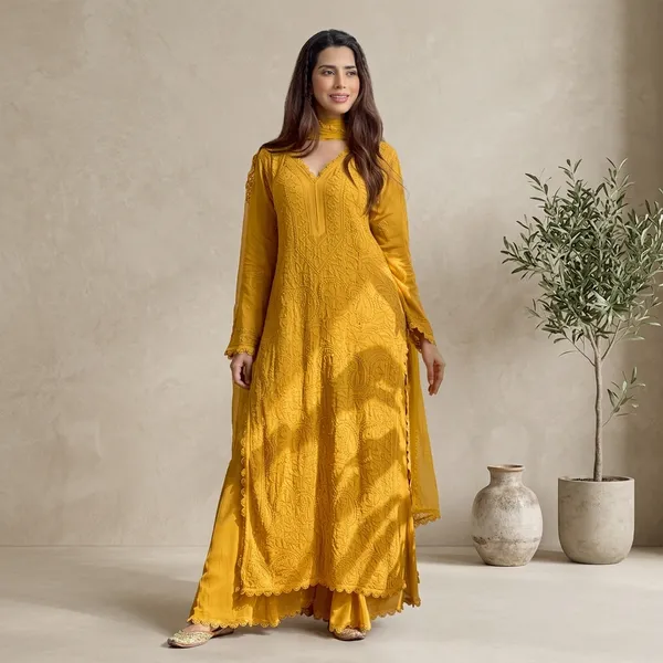 Beautiful_Cotton_Thread_Embroidered_Suit_Mustard_Yellow_Ready_To_Wear