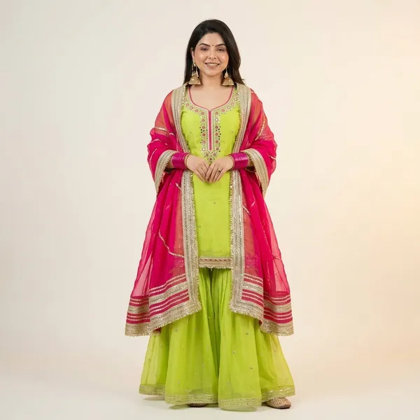 Khwahish_Neon_Color_Designer_Sharara_Set