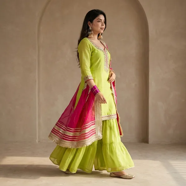 Khwahish_Neon_Color_Designer_Sharara_Set
