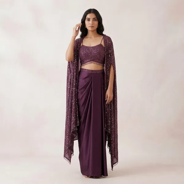 Wine_Colour_Indowestern_Dhoti_With_Shrug_Default_Title