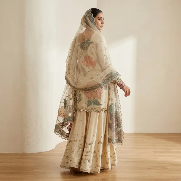Exclusive_Designer_Heavy_Chinon_Sequence_Embroidery_Work_Suit_With_Full_Flair_Gharara