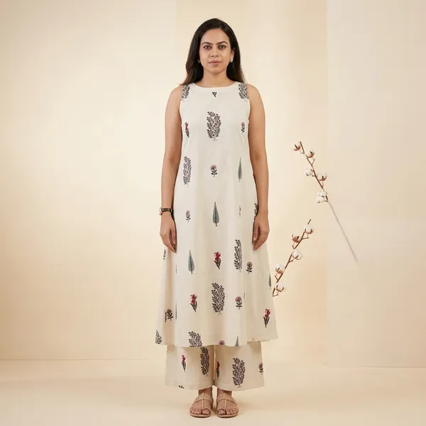 Handblock_Printed_Kurta_Set_A_Timeless_Piece_That_Blends_Simplicity_With_Sophistication