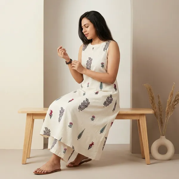 Handblock_Printed_Kurta_Set_A_Timeless_Piece_That_Blends_Simplicity_With_Sophistication