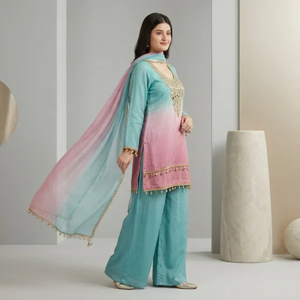 Designer_3_Piece_Plazo_Suit_Set_With_Embroidered_Top_Dupatta_Wedding_Wear