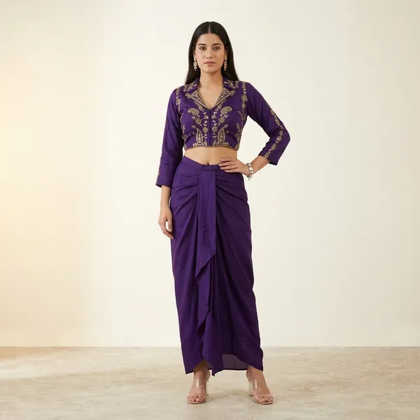 Festive_Glow_Reloaded_Two_Piece_Dhoti_Set_With_Sequin_Charm
