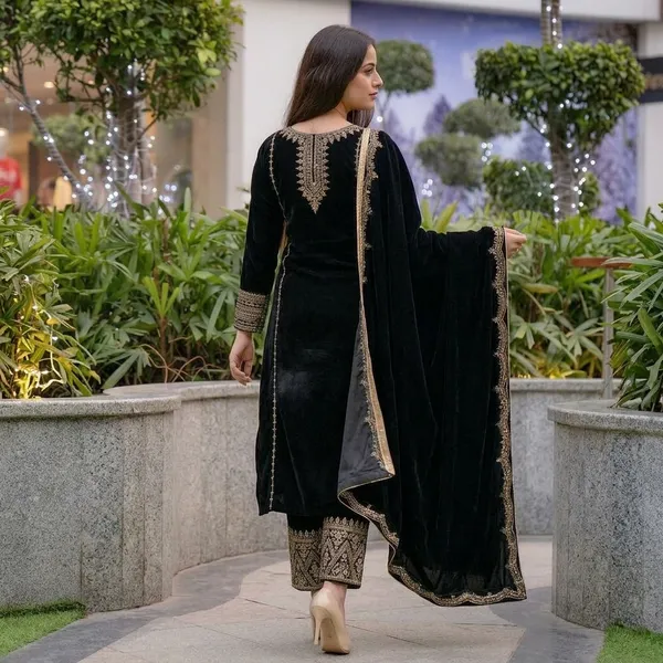 Designer_Viscose_Velvet_Party_Wear_Set