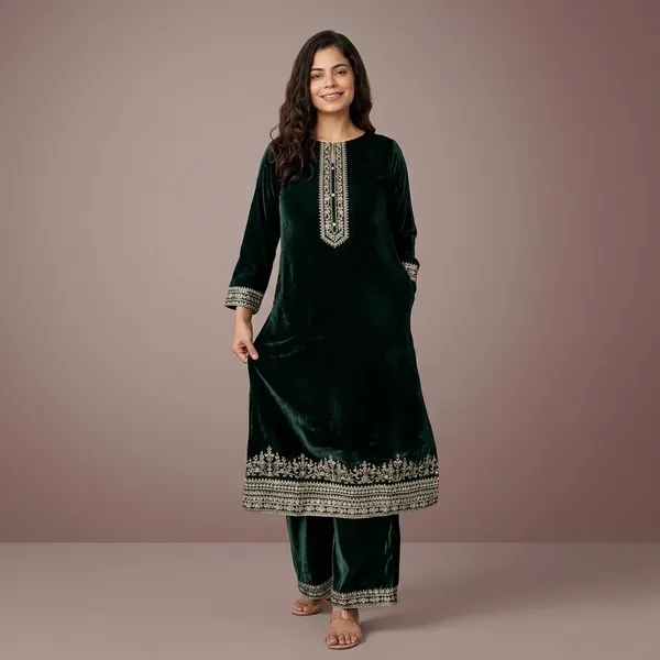 Velvet_Sequence_Embroidery_Work_3_Piece_Winter_Collection_Suit_Set_With_Pant_And_Dupatta_Maroon