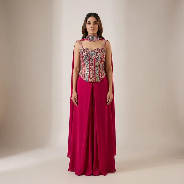 Ready_To_Wear_Sequence_Embroidered_Saree_With_Heavy_Blouse_Perfect_For_Festivals_Functions_Special_Occasions