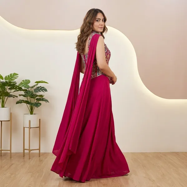 Ready_To_Wear_Sequence_Embroidered_Saree_With_Heavy_Blouse_Perfect_For_Festivals_Functions_Special_Occasions