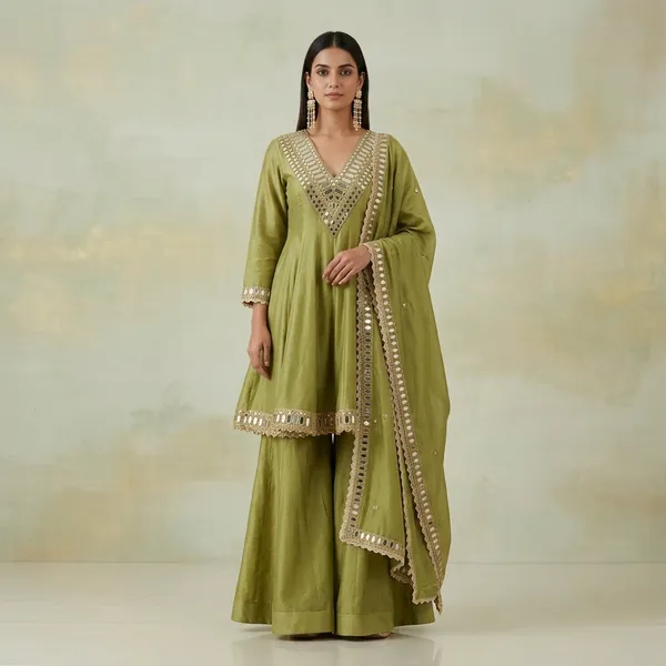 Ivory_Sheeshmahal_Sharara_Set_Mehendi_Green