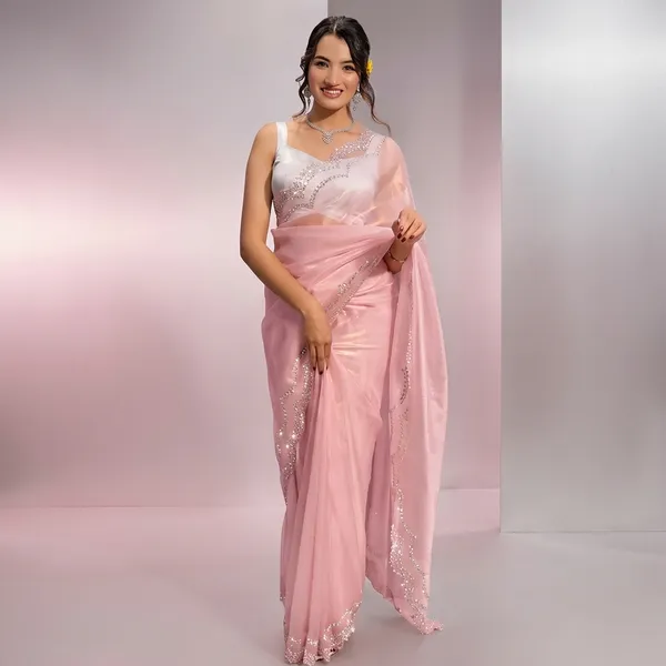 Super_Hit_Diamond_Panel_Saree_Rich_Tissue_Tweel_Net_Pink