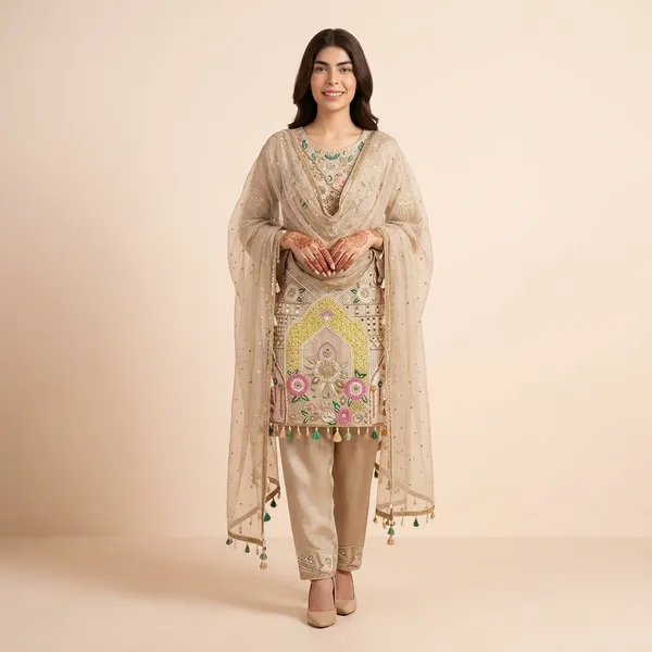 Signature_Party_Wear_Georgette_Mirror_Work_Ensemble