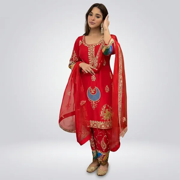 Designer_Party_Wear_Top_Pant_And_Dupatta_Set
