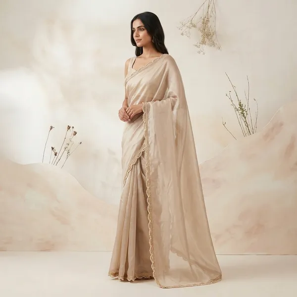 Premium_Tissue_Silk_Saree_With_Pearl_Dori_Golden_Lace_Border_Default_Title