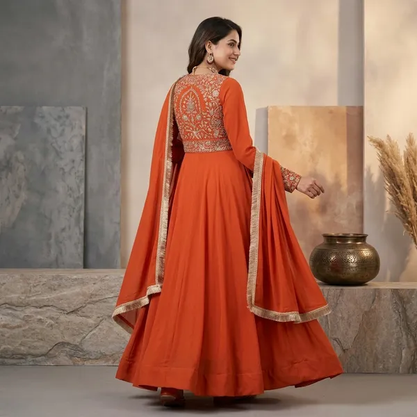 Designer_Maxi_Anarkali_Suit_With_Koti_Pant_Dupatta
