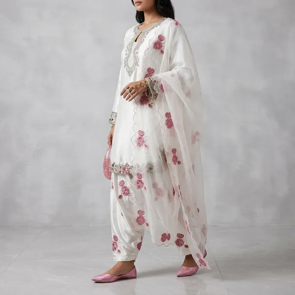 Japan_Inspired_Satin_Farshi_Party_Set_Festive_Fashionable_White