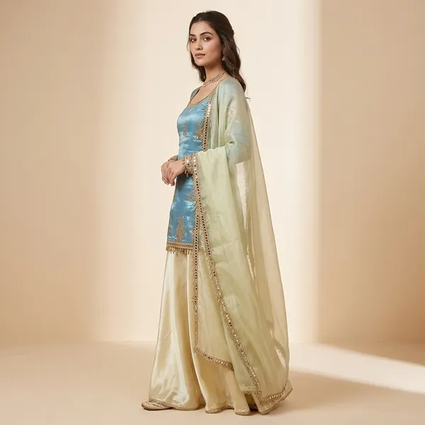 Zariya_Mirror_Work_Fendy_Silk_Plazo_Set